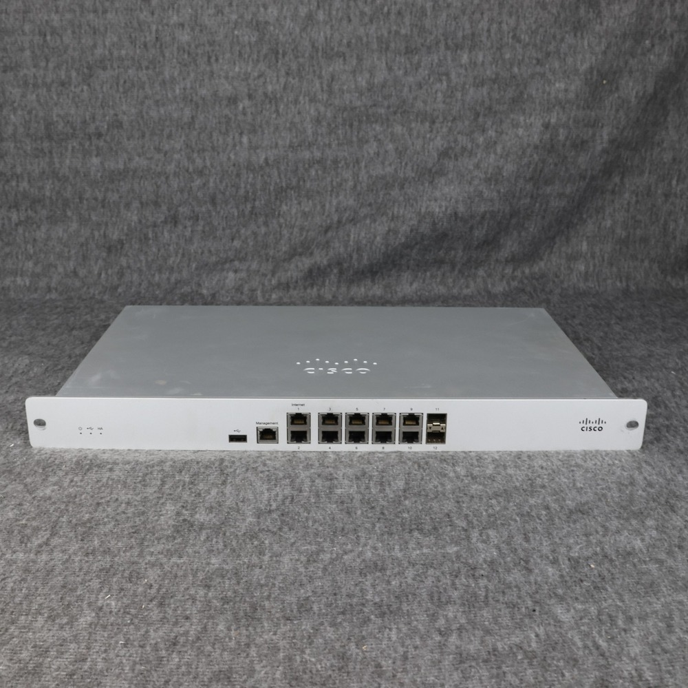 Cisco Meraki MX84-HW Cloud Firewall Security Appliance 600-35010-B Router Silver